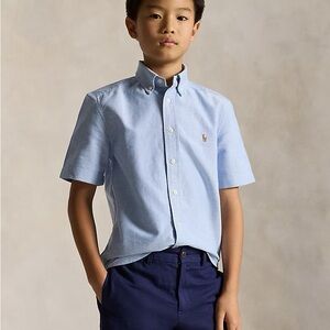 Ralph Lauren Cotton Oxford Short-Sleeve Shirt